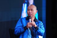 Iswardy ketika menjadi penalis program Wacana Sinar Harian bertajuk &#039;Politik 2025, Perpaduan Melayu dan Faktor Najib&#039; yang berlangsung di Kompleks karangkraf pada Selasa.