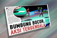 PSM memohon maaf kepada semua pihak terutamanya pihak penganjur dan peminat badminton atas insiden kebocoran bumbung yang berlaku di Axiata Arena pada Selasa.