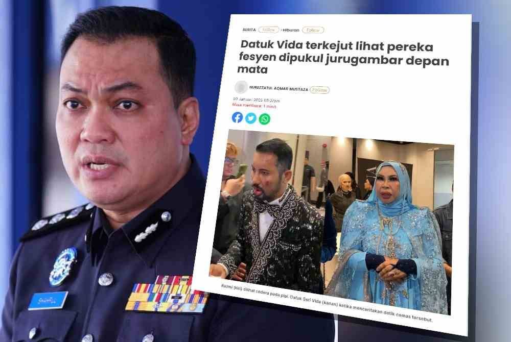 Shahrulnizam. Laporan Sinar Harian berhubung insiden serangan jurugambar terhadap pereka fesyen