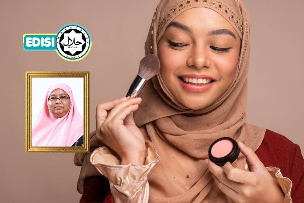 PENINGKATAN permintaan pengguna terhadap produk yang mematuhi prinsip Islam semakin bertambah dari masa ke masa. Foto CANVA/Gambar kecil: DR RISYAWATI