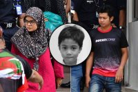 Ibu bapa Zayn Rayyan, Ismanira (kiri) dan Zaim Ikhwan.(Gambar kecil: Zayn Rayyan) Gambar fail SINAR HARIAN