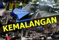 Dua lelaki maut selepas motosikal bertembung dalam kemalangan di persimpangan Jalan Kampung Gombang/Kampung Batu 28, Lenga pada Khamis. Foto hiasan