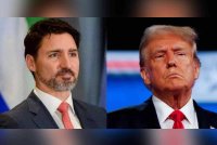 Justin Trudeau (kiri), Donald Trump