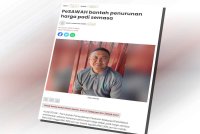 Laporan Sinar Harian berhubung Pesawah yang membantah sekeras-kerasnya penurunan harga belian padi.