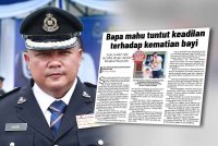 Akmalrizal (kiri), Laporan Sinar Harian pada Jumaat.