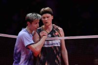 Yu Qi dan Antonsen Foto: Agensi