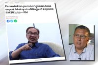 Laporan Sinar Harian mengenai FAM menerima peruntukan tambahan RM15 juta yang diumumkan Perdana Menteri, Datuk Seri Anwar Ibrahim pada Ahad. (Gambar kecil: Mohd Sadek)