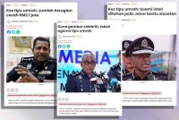 Antara laporan Sinar Harian berhubung penipuan pakej umrah.