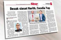 Laporan Sinar Harian mengenai desakan supaya Harith Iskander dan Cecelia Yap disiasat