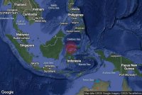 Gempa bumi sederhana 5.9 magnitud telah berlaku di Semenanjung Minahassa, Sulawesi pada jam 10.53 malam Selasa.