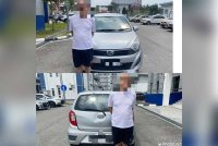 Lelaki warga emas ditahan selepas dipercayai memandu melawan arus untuk pulang ke rumahnya di sini dalam kejadian di Lebuhraya Kajang-Seremban (Lekas) pada Jumaat. - Foto: PDRM