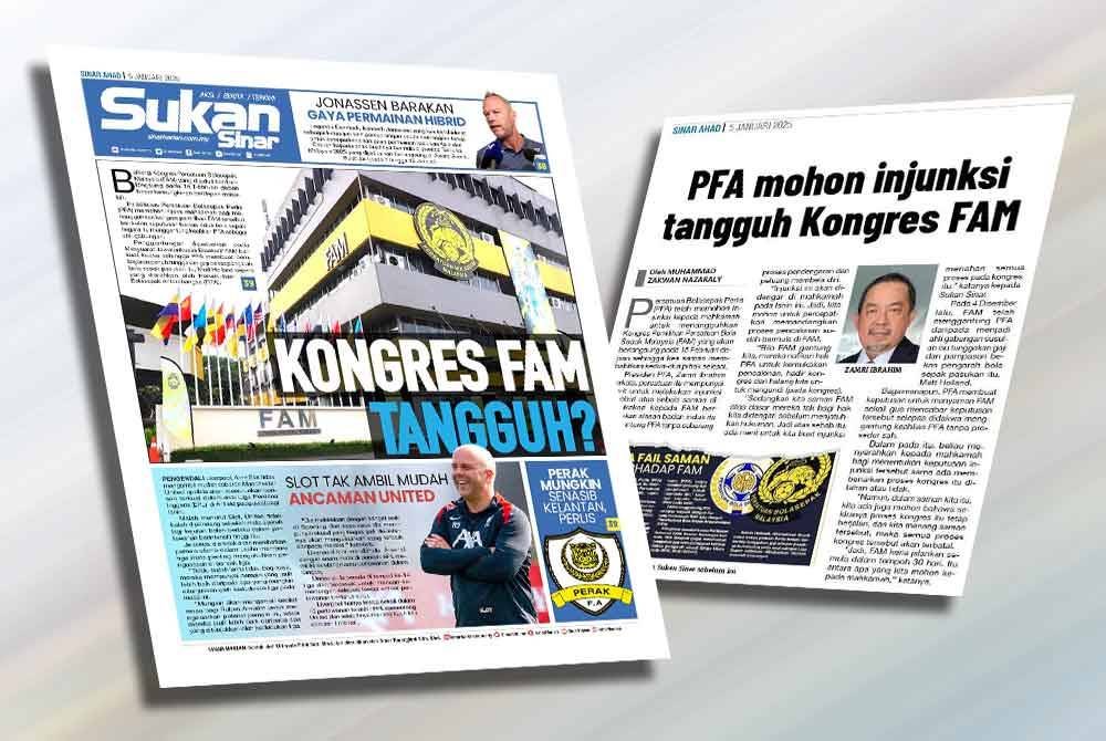 Permohonan PFA tangguh kongres FAM gagal