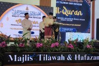 Baginda bertitah pada Majlis Penutup Tilawah dan Hafazan Al Quran Peringkat Negeri Selangor di Dewan Syarahan dan Muzakarah Islam, Masjid Sultan Salahuddin Abdul Aziz Shah di sini.