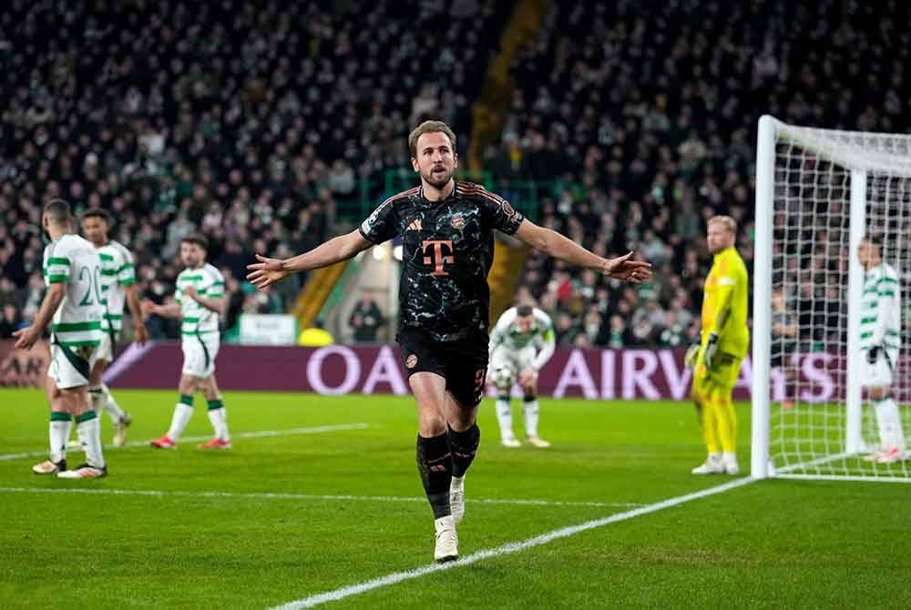 Kane pacu Bayern di Celtic