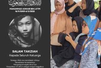 Rohani ketika berada di Unit Forensik Hospital Rembau, Jumaat lalu.