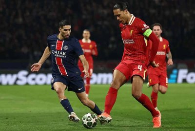 Liverpool akan berdepan PSG dalam aksi timbal balik di Anfield. Foto AFP