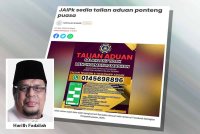 JAIPk belum membuat sebarang tangkapan membabitkan individu ponteng puasa dalam tempoh 10 Ramadan ini.